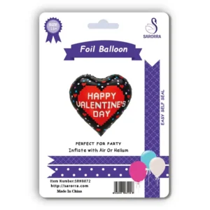 Sarorra 18 inch heart shape foil balloon