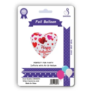 Sarorra 18 inch heart shape foil balloon
