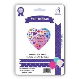 Sarorra 18 inch heart shape foil balloon