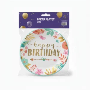 9 inch and 7 inch Party paper Plates