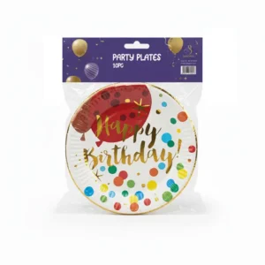 9 inch and 7 inch Party paper Plates