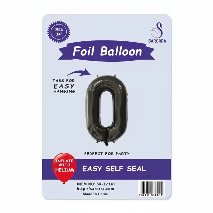 Foil Ballon Numbers 40,32,16 inch