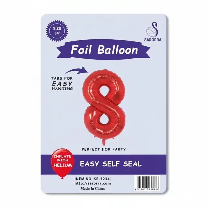 Foil Ballon Numbers 40,32,16 inch