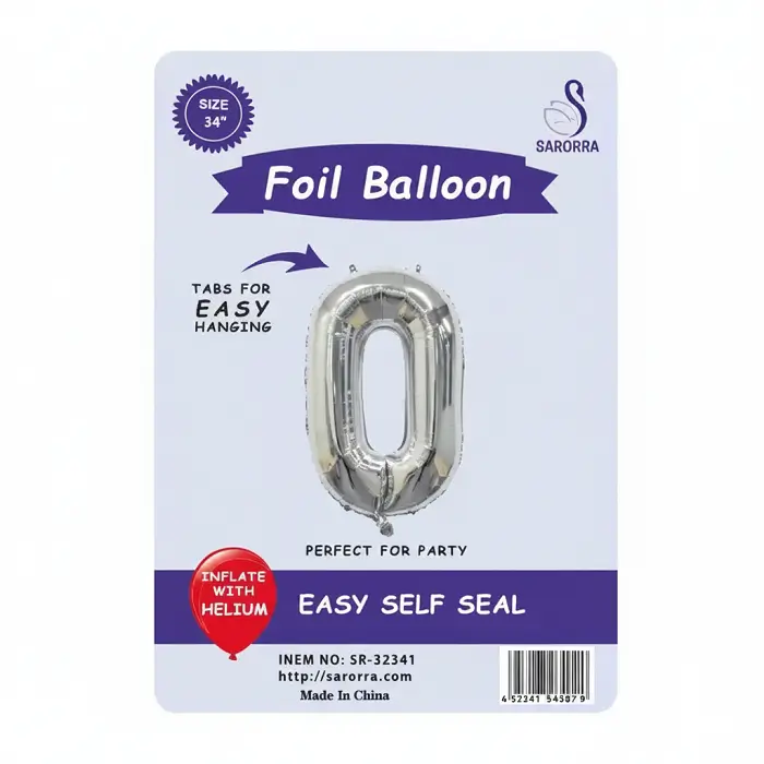 Foil Ballon Numbers 40,32,16 inch