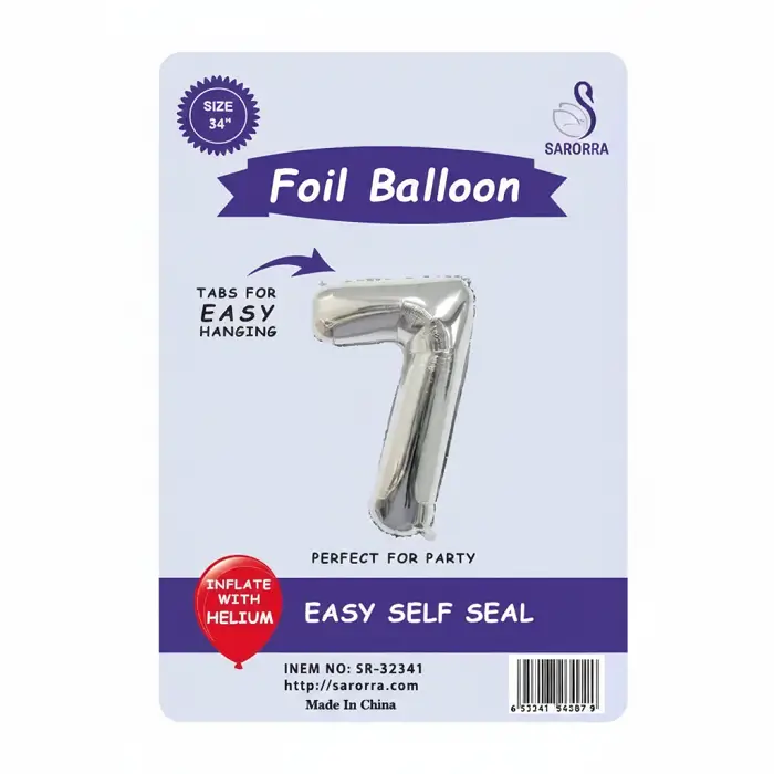 Foil Ballon Numbers 40,32,16 inch