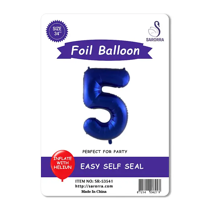 Foil Ballon Numbers 40,32,16 inch