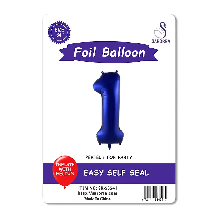 Foil Ballon Numbers 40,32,16 inch