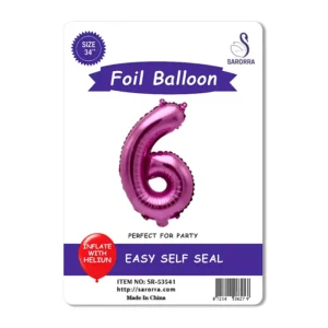 Foil Ballon Numbers 40,32,16 inch