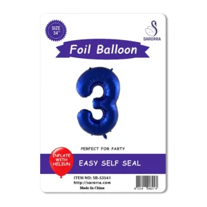 Foil Ballon Numbers 40,32,16 inch