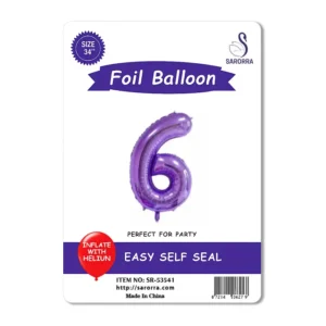 Foil Ballon Numbers 40,32,16 inch