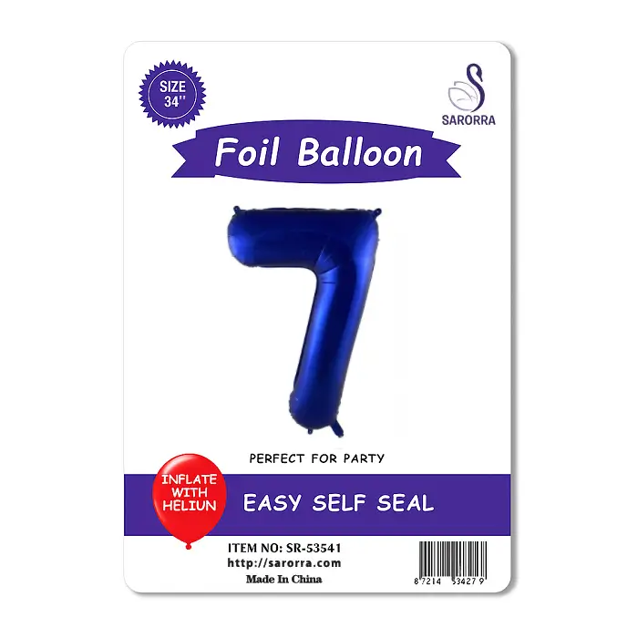 Foil Ballon Numbers 40,32,16 inch