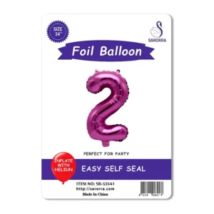 Foil Ballon Numbers 40,32,16 inch