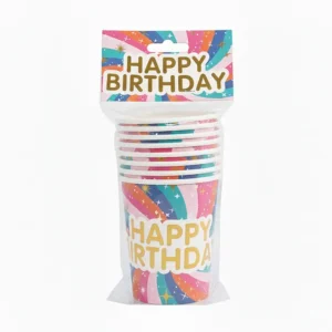 Birthday party paper cups 10 psc disposible paper cups