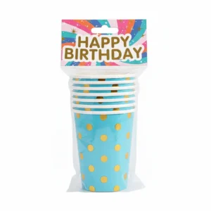 Birthday party paper cups 10 psc disposible paper cups