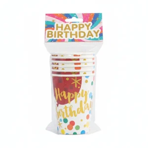 Birthday party paper cups 10 psc disposible paper cups