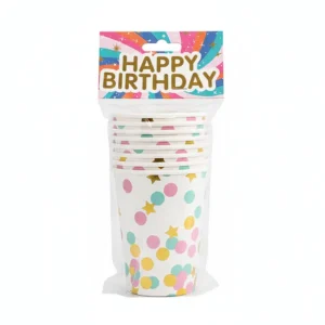 Birthday party paper cups 10 psc disposible paper cups