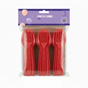 Sarorra vibrant party forks are the perfect addition to any celebration, offering both durability and style for your event. Made from high-quality plastic, they are lightweight yet sturdy enough for all types of party foods. Each pack includes 20 forks, neatly packaged and ready for birthdays, gatherings, picnics, and holiday events. Their bold color adds a fun touch to your table setting, making cleanup effortless while keeping your party theme bright and coordinated. Ideal for any festive occasion.