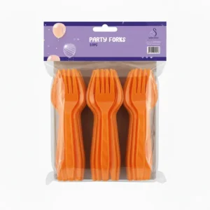 Sarorra vibrant party forks are the perfect addition to any celebration, offering both durability and style for your event. Made from high-quality plastic, they are lightweight yet sturdy enough for all types of party foods. Each pack includes 20 forks, neatly packaged and ready for birthdays, gatherings, picnics, and holiday events. Their bold color adds a fun touch to your table setting, making cleanup effortless while keeping your party theme bright and coordinated. Ideal for any festive occasion.