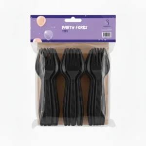 Sarorra vibrant party forks are the perfect addition to any celebration, offering both durability and style for your event. Made from high-quality plastic, they are lightweight yet sturdy enough for all types of party foods. Each pack includes 20 forks, neatly packaged and ready for birthdays, gatherings, picnics, and holiday events. Their bold color adds a fun touch to your table setting, making cleanup effortless while keeping your party theme bright and coordinated. Ideal for any festive occasion.