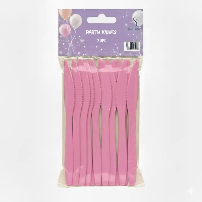 Sarorra plastic party knives