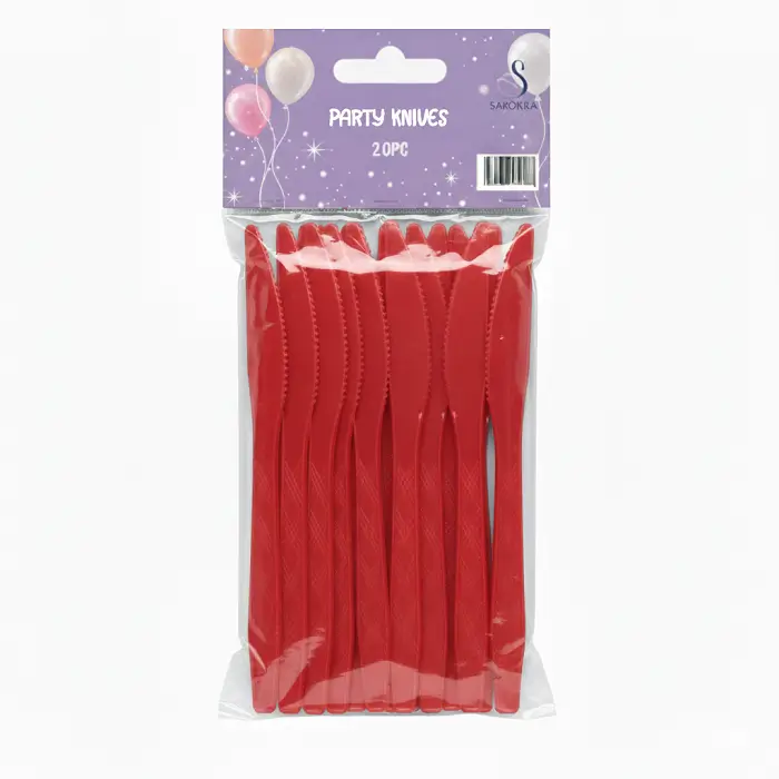 Sarorra plastic party knives