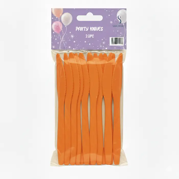 Sarorra plastic party knives