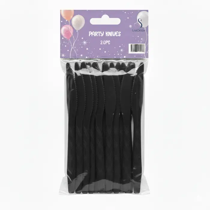 Sarorra plastic party knives
