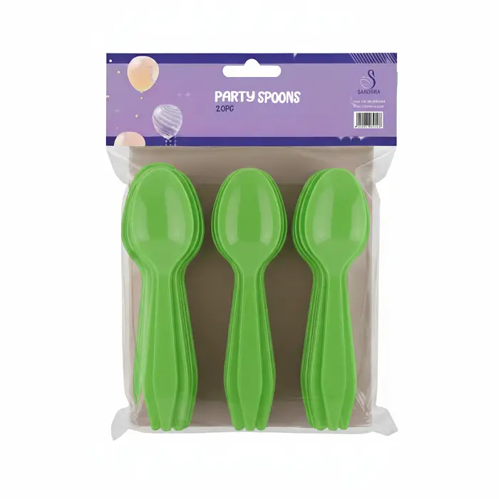 party plastic spoons