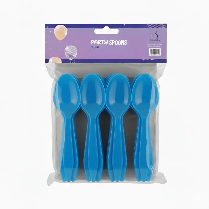 party plastic spoons