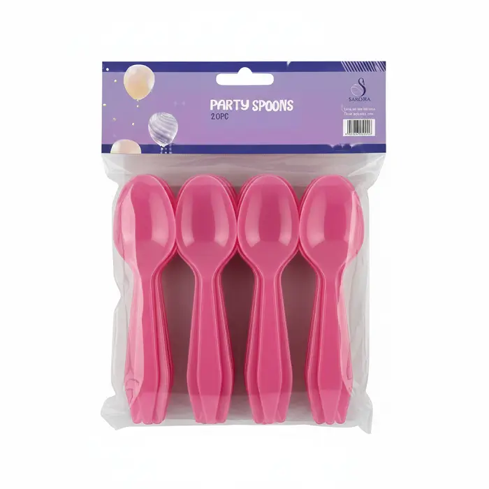 party plastic spoons