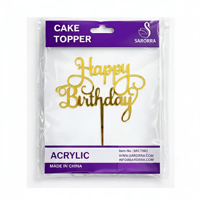 Acrylic Cake Topper