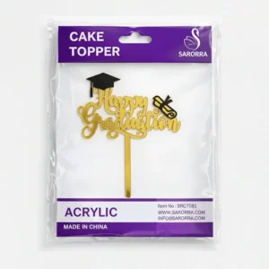 Happy Graduation Acrylic Cake Topper