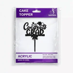 Happy Graduation Acrylic Cake Topper