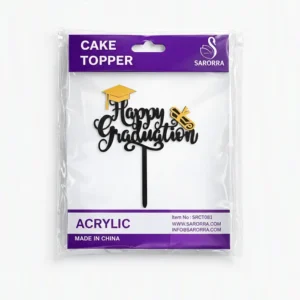 Happy Graduation Acrylic Cake Topper