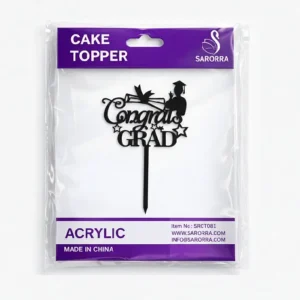 Happy Graduation Acrylic Cake Topper