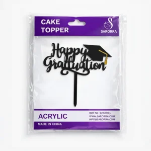 Happy Graduation Acrylic Cake Topper