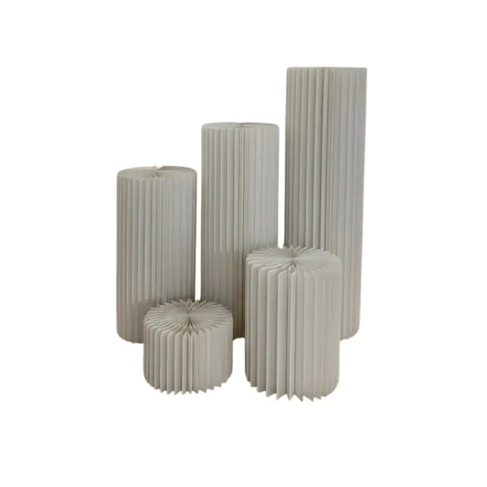 Modern Ribbed Paper Cake Stand Dia 30CM