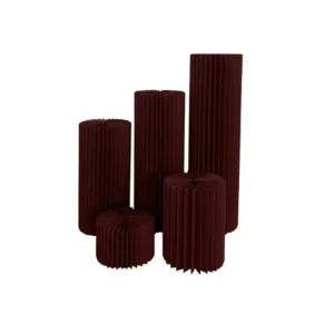 Modern Ribbed Paper Cake Stand Dia 30CM